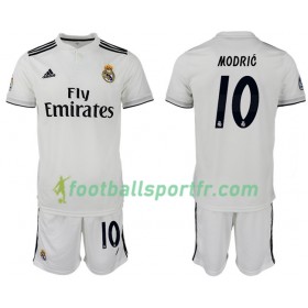 Tenue Real Madrid MODRIC 10 Enfant Domicile 2018-2019 Maillot de Foot